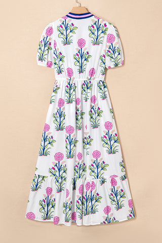 Poppy Midi Dress - White