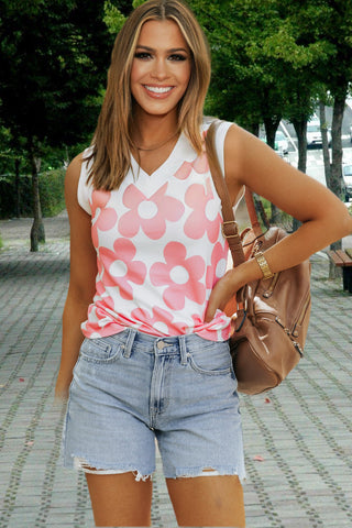 Pink Daisy Top