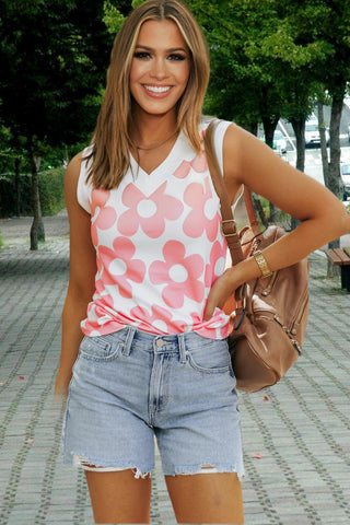 Pink Daisy Top - Ships Tuesday