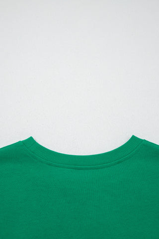 Cap Sleeve Striped Top - Green