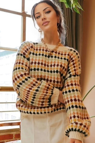 Fall Mosaic Sweater