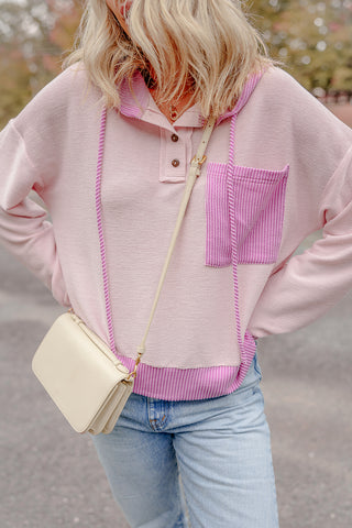 Autumn Breeze Hoodie - Pink