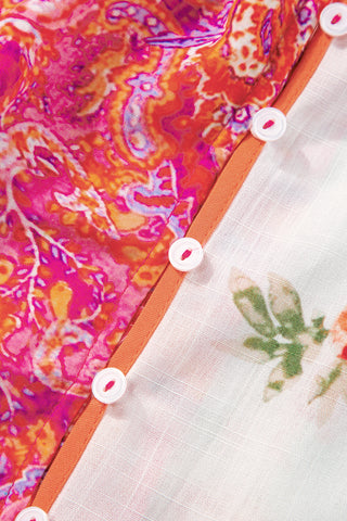 Mixed Pattern Top