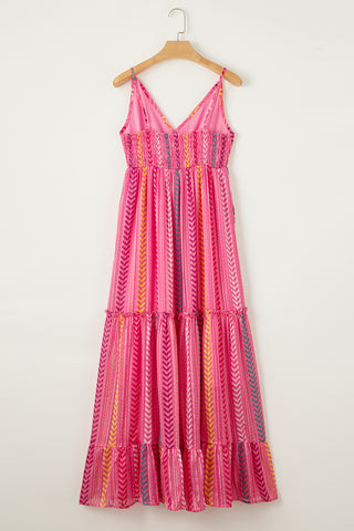 Are You Going My Way Maxi Dress - Pink