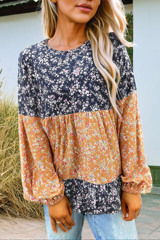 Boho Blossom Top - Blue