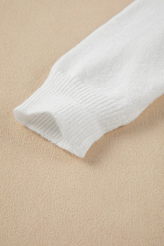 Merry and Bright Sweater - White