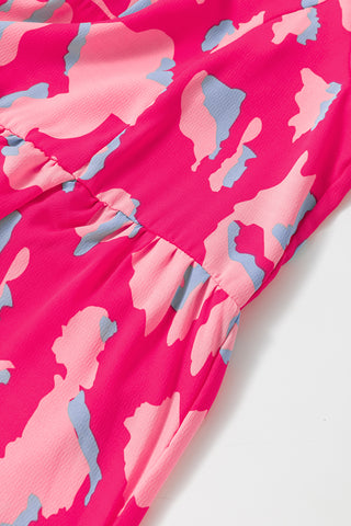 Leopard Shift Dress - Pink