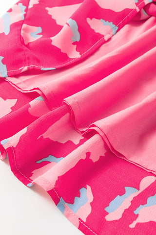 Leopard Shift Dress - Pink