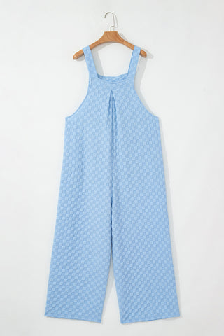 Checkered Bibs - Blue