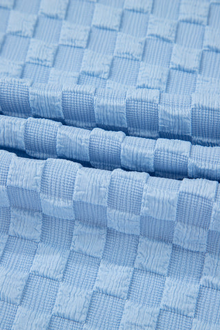 Checkered Bibs - Blue