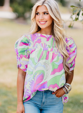 Candy Dreams Top - Green