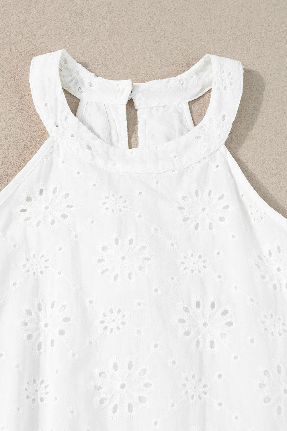 White Eyelet Halter Dress | Blue Chic Boutique White Eyelet Halter Dress | Blue Chic Boutique