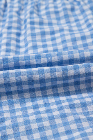 Gingham Shorts - Blue