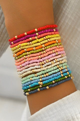 Rainbow Stacked Bracelet