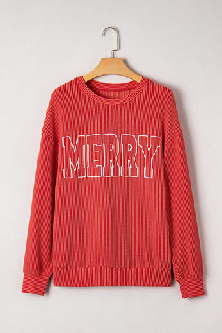 Merry Textured Top - Red