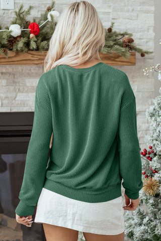Merry Textured Top - Green