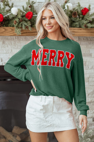 Merry Textured Top - Green