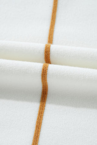 Half Sleeve Summer Sweater - White