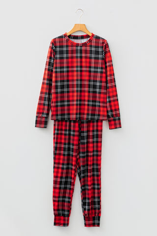 Peppermint Plaid Christmas Pajamas