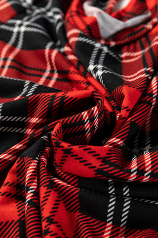 Peppermint Plaid Christmas Pajamas