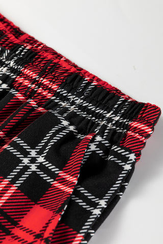 Peppermint Plaid Christmas Pajamas