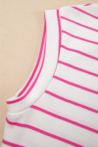 Striped Pink Spring Pant Set