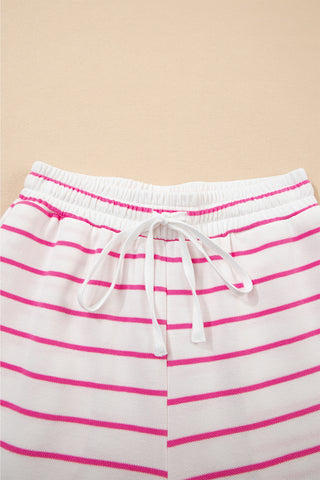 Striped Pink Spring Pant Set