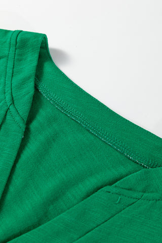 Henley Christmas Top - Green