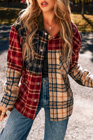 Apple Orchard Shacket - Green and Brown
