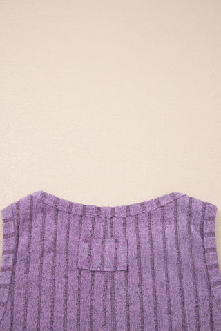 Mineral Washed Tank - Purple