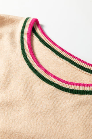 Peacock Petals Sweater - Beige