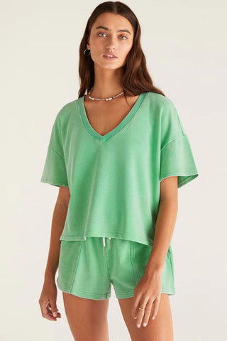 Casual Saturday Short Set - Lime