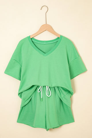 Casual Saturday Short Set - Lime