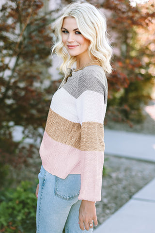 Henley Pastel Sweater