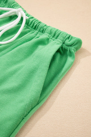 Casual Saturday Short Set - Lime