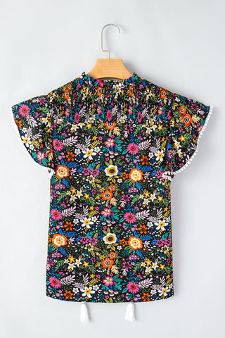 Whimsical Woodland Top - Black