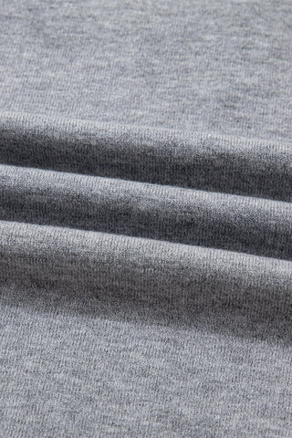 Banded Sweater - Grey and Green