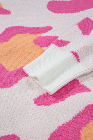 Pink Lemonaid Animal Print Cardigan