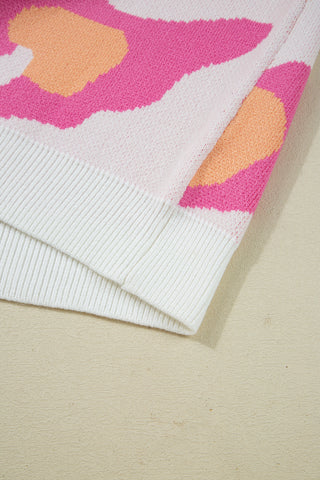 Pink Lemonaid Animal Print Cardigan