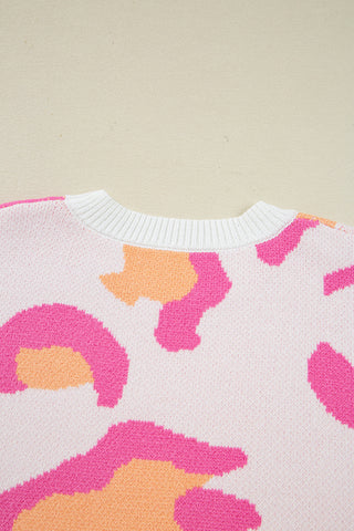 Pink Lemonaid Animal Print Cardigan