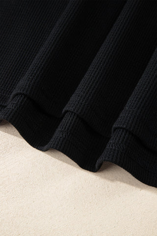Denim Details Dress - Black - Ships between 6/16- 6/19