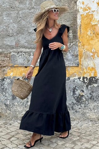 Sweet Summer Maxi Dress -  Black