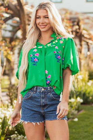 Fresh Spring Morning Top - Green - Ships 5/12