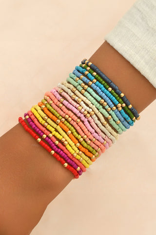 Rainbow Stacked Bracelet