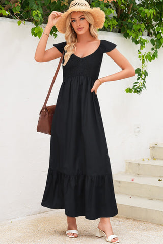Sweet Summer Maxi Dress -  Black