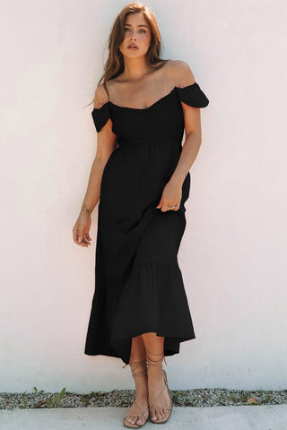 Sweet Summer Maxi Dress -  Black