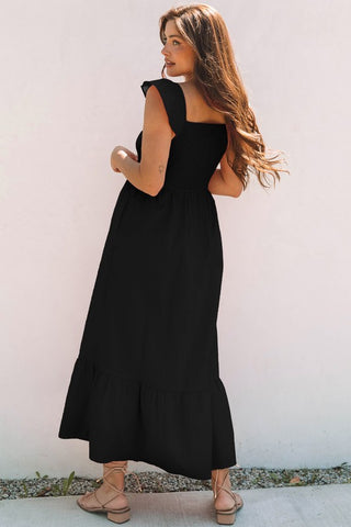 Sweet Summer Maxi Dress -  Black