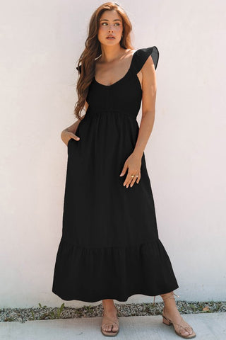Sweet Summer Maxi Dress -  Black