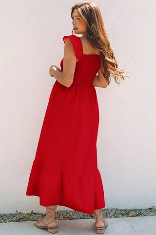 Sweet Summer Maxi Dress - Red