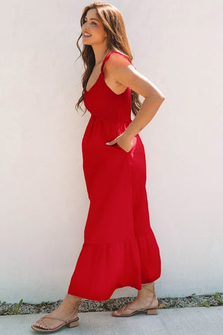 Sweet Summer Maxi Dress - Red